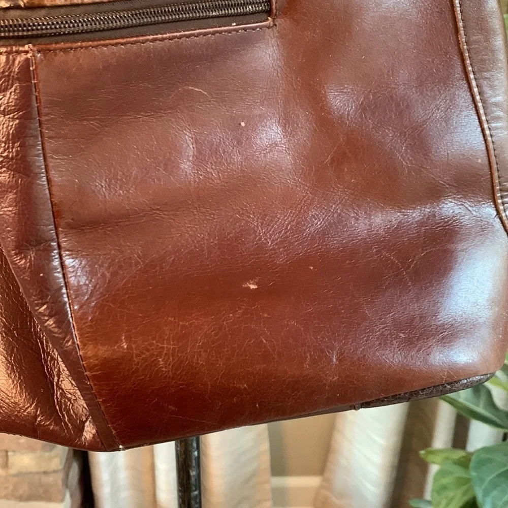 Ameri Leather vintage multi colored leather purse